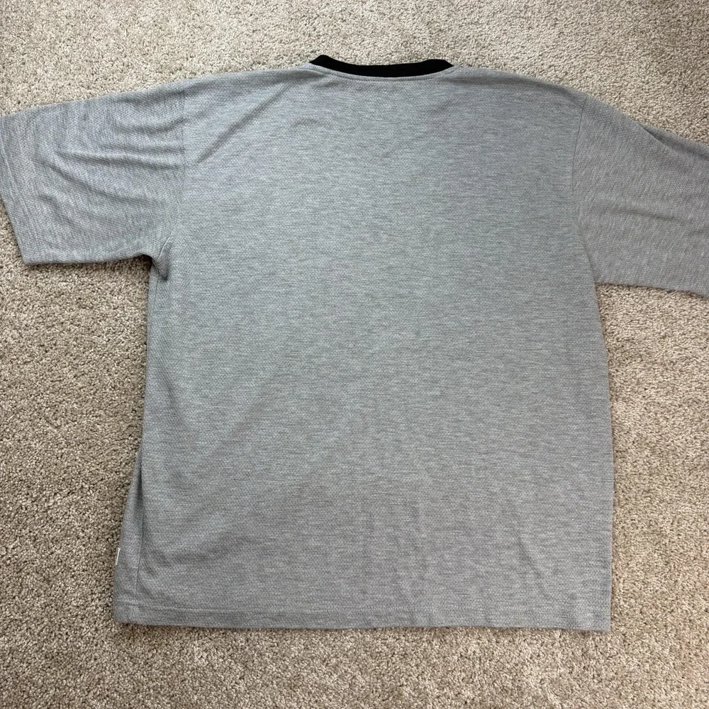 Pittsburgh Pirates Shirt Mens Large Gray MLB Baseball Stitches V Neck Top
